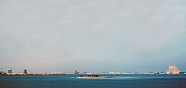 A view of the New District of Doha, 1984