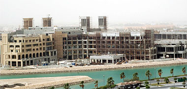 Development under construction on the New District of Doha