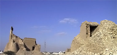 The two watch towers at Umm Salal Muhammad