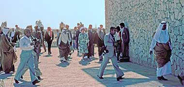 Visit of HM Queen Elizabeth to Shahaniyah, February 1979
