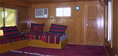 Inside the cabin
