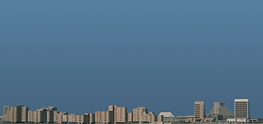 A view looking north-east across the NDOD showing the first developments