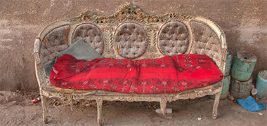 A discarded baroque sofa – with permission from Alexey Sergeev