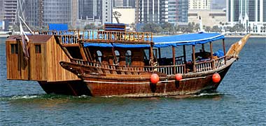 A shuw’i in Doha’s west bay