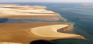 Sand dunes in the Khor Al Udaid area