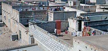 Roofs used for drying washing