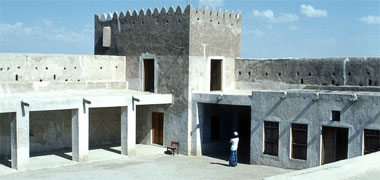 Entrance to the interior of the fort at al-Zubara in 1989
